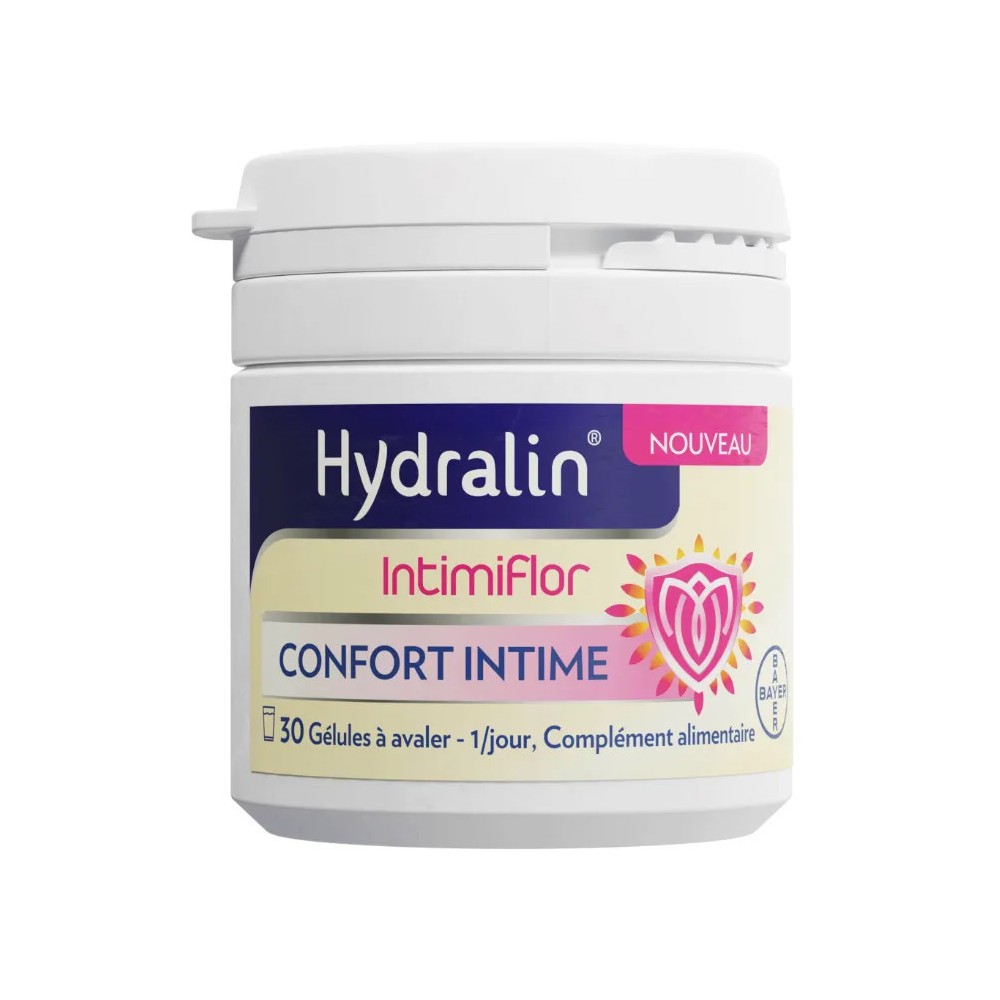 Bayer Hydralin IntimiFlor Confort Intime 30 Gélules