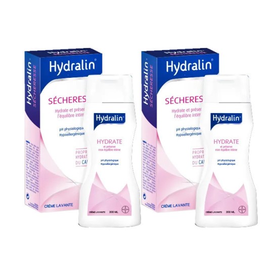 Bayer Hydralin Sécheresse Lot de 2 Flacons de 200 ml
