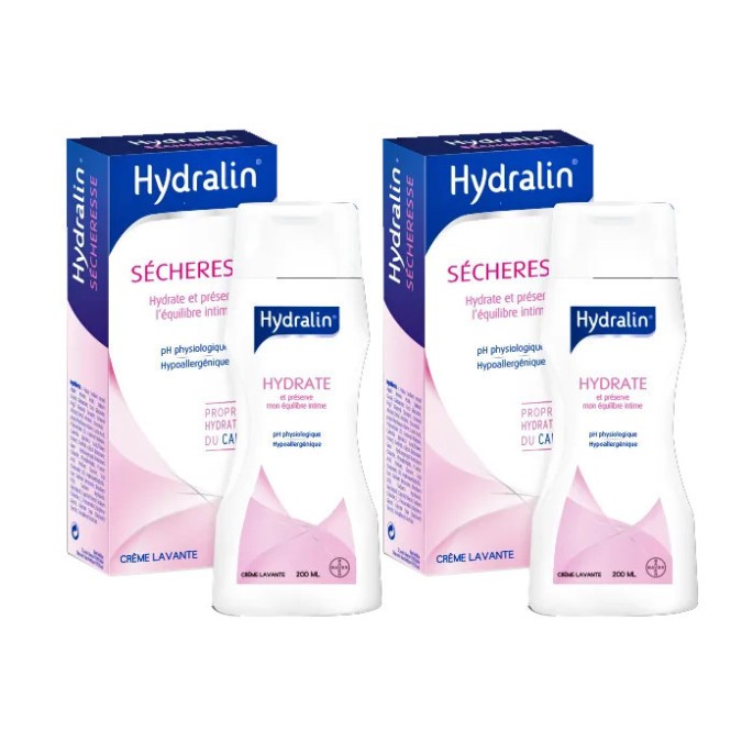 Bayer Hydralin Sécheresse Lot de 2 Flacons de 200 ml