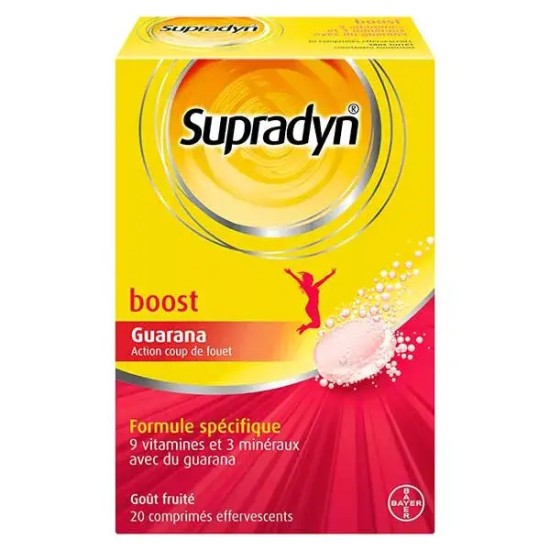 Bayer Supradyn Boost 20 comprimés effervescents