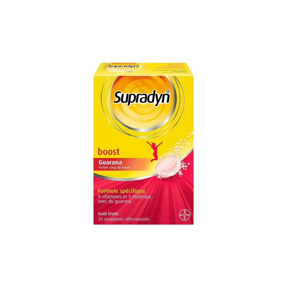 Bayer Supradyn Boost 20 comprimés effervescents