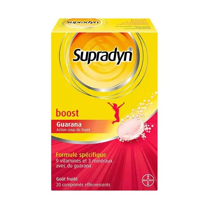 Bayer Supradyn Boost 20 comprimés effervescents