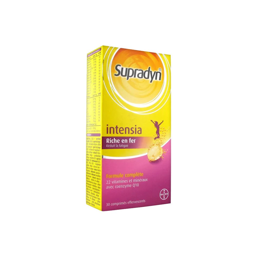 Bayer Supradyn Intensia 30 comprimés effervescents