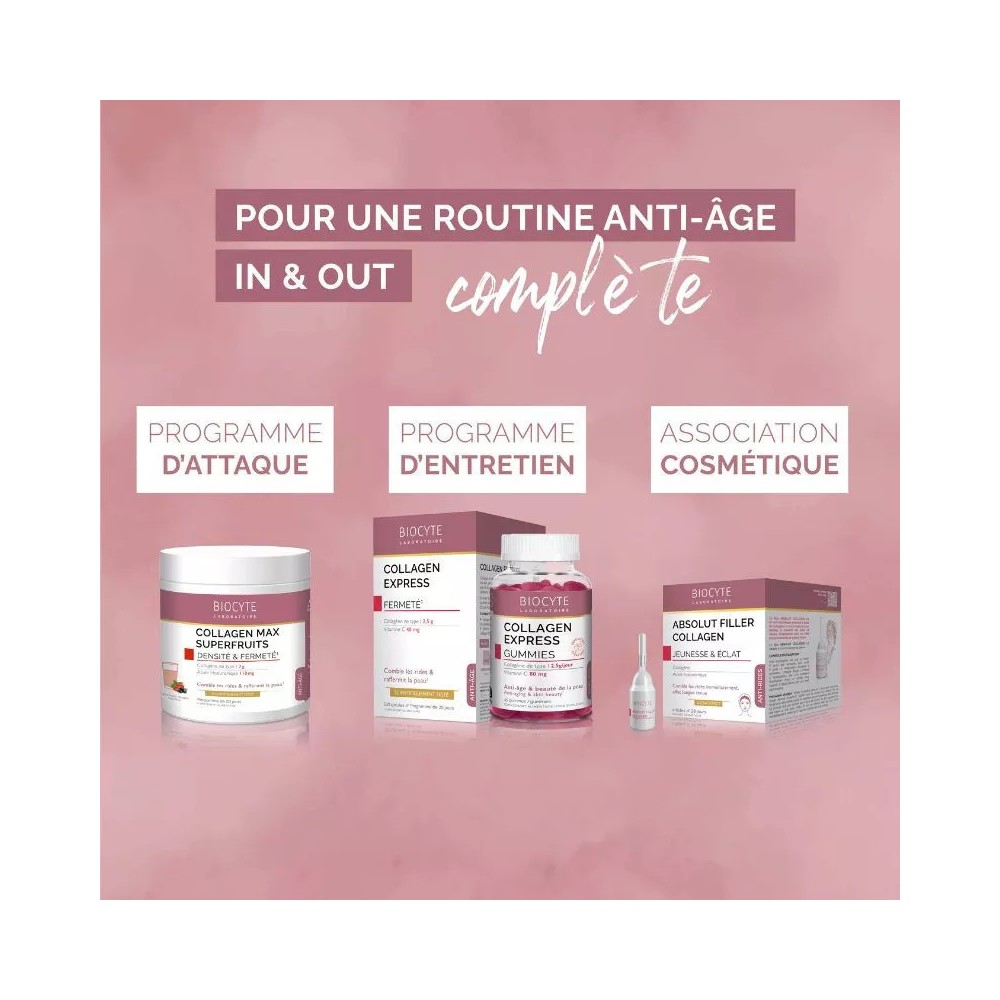 Biocyte collagène max fruits rouges