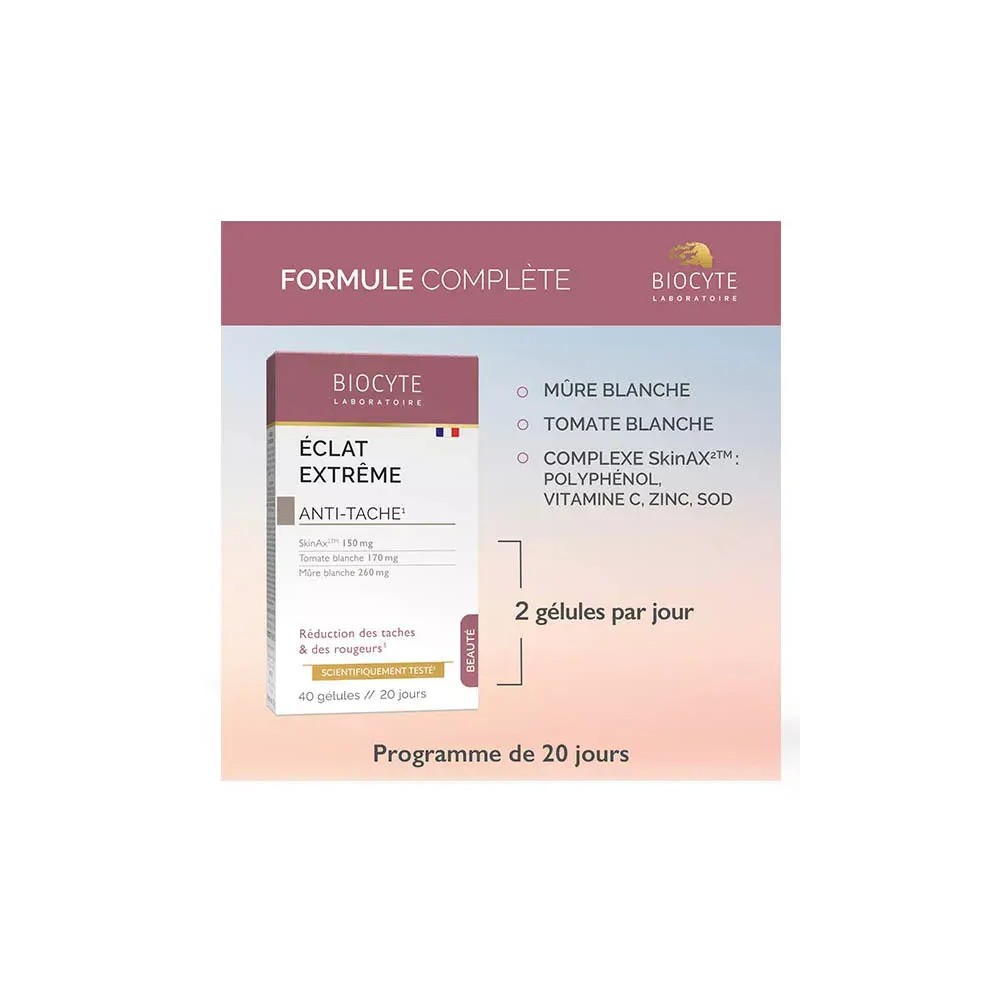 Biocyte Éclat Extreme Teint Éclatant Gélules