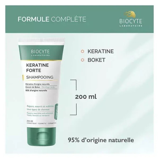 Biocyte Keratine Forte Shampoing 200 ml