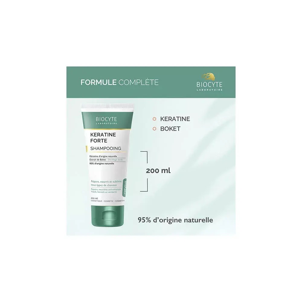 Biocyte Keratine Forte Shampoing 200 ml