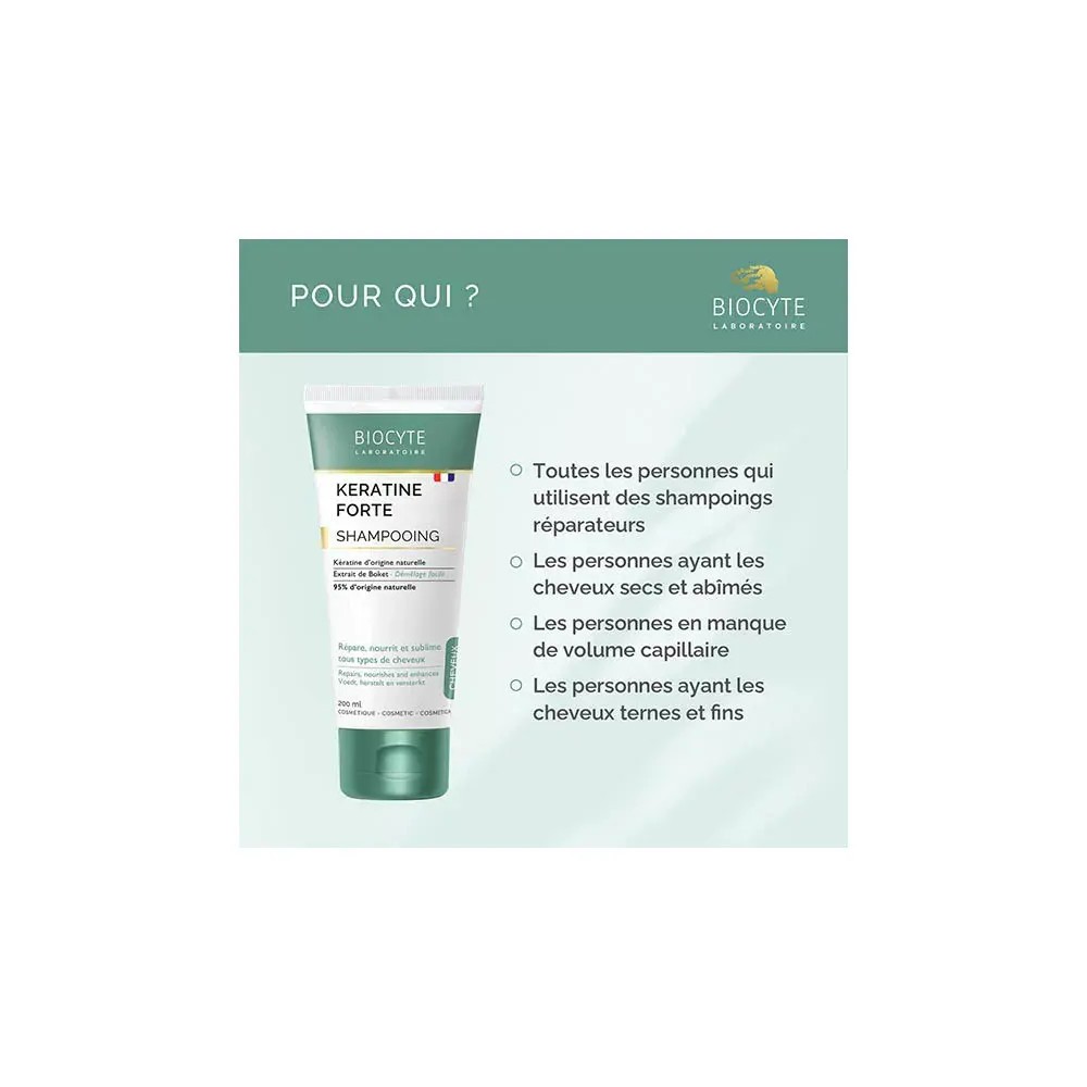 Biocyte Keratine Forte Shampoing 200 ml