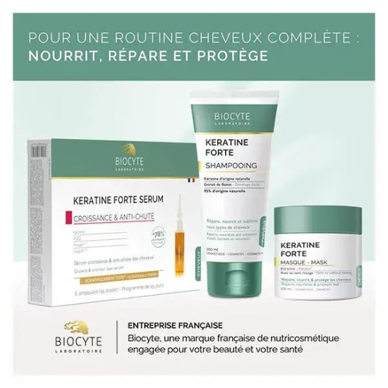 Biocyte gummies kératine 60 unités