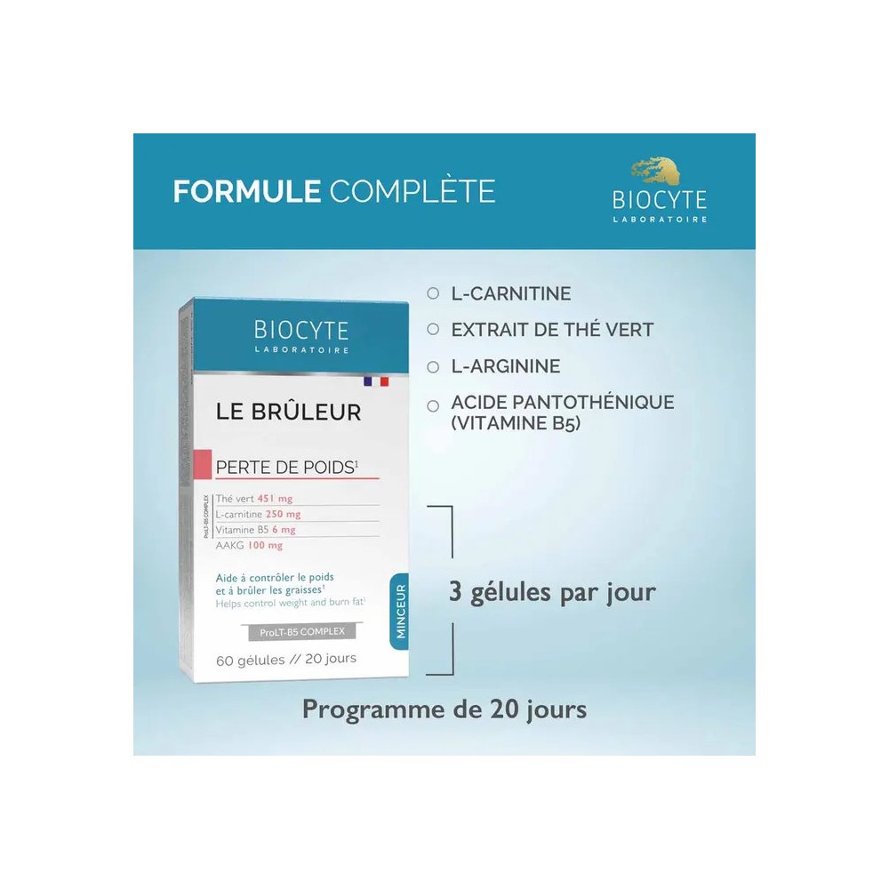 Biocyte Le Brûleur Gel 60 gélules