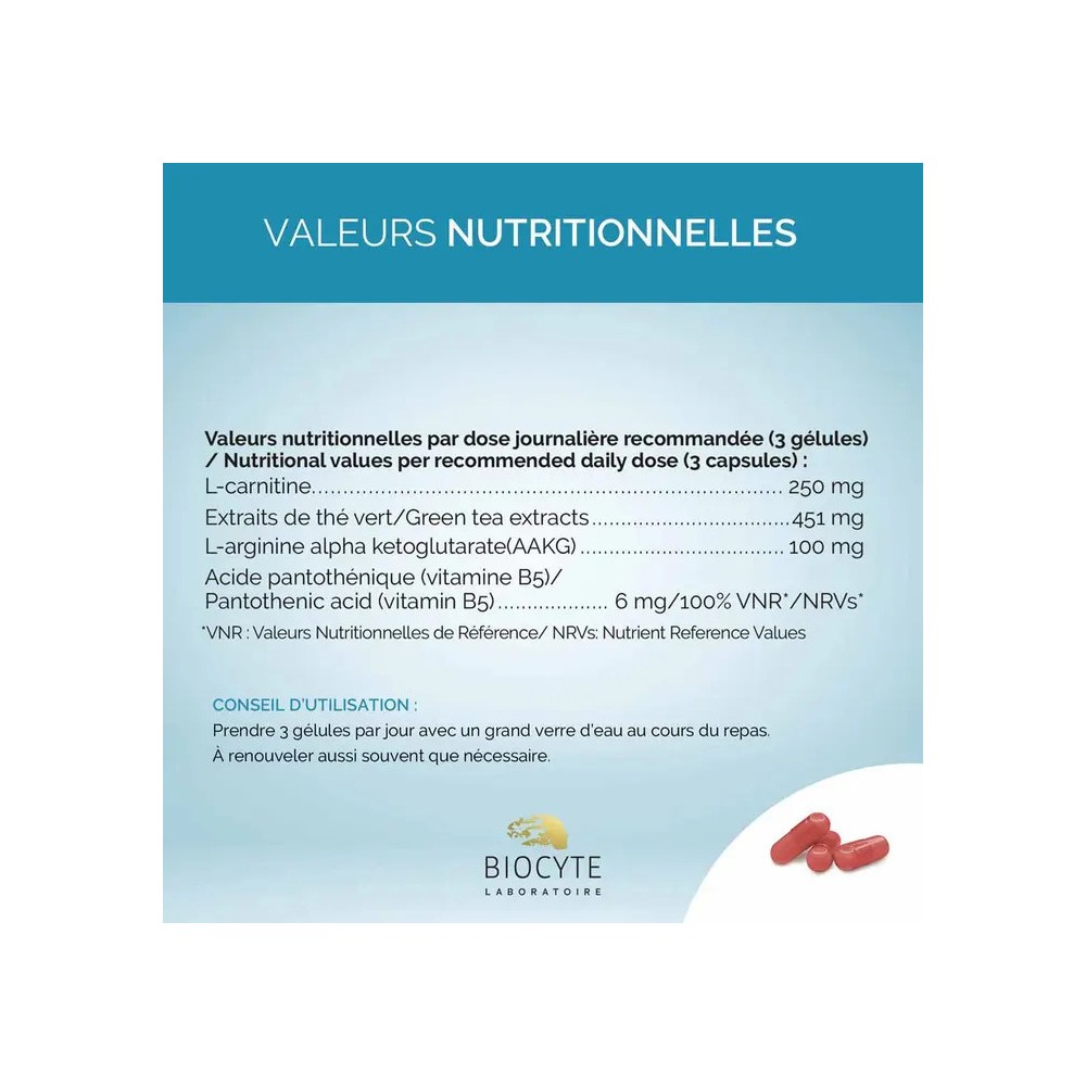 Biocyte Le Brûleur Gel 60 gélules