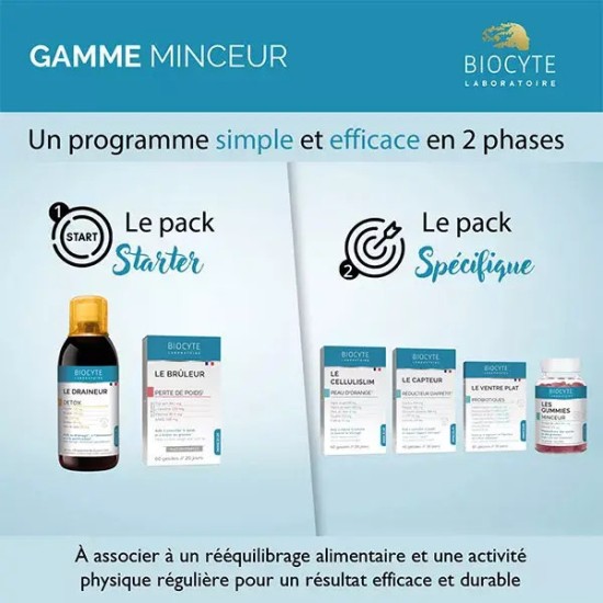 Biocyte minceur ventre plat 30 gélules
