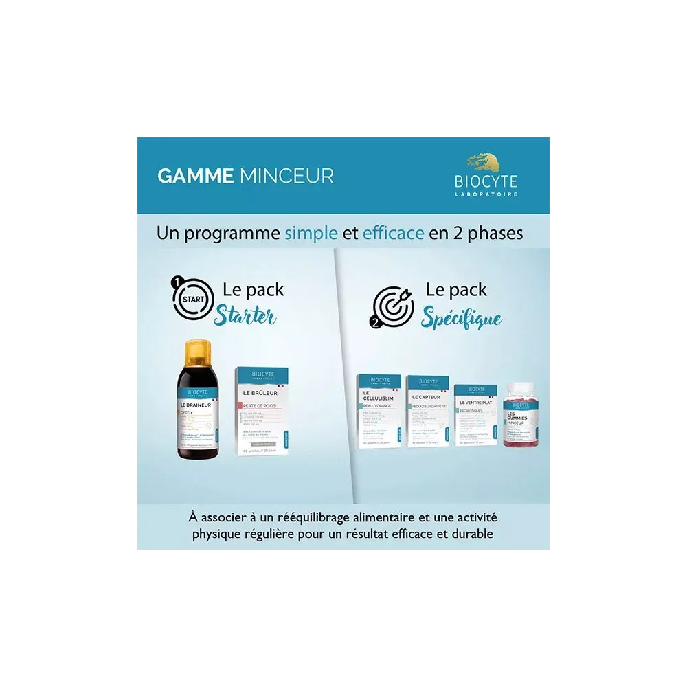 Biocyte minceur ventre plat 30 gélules