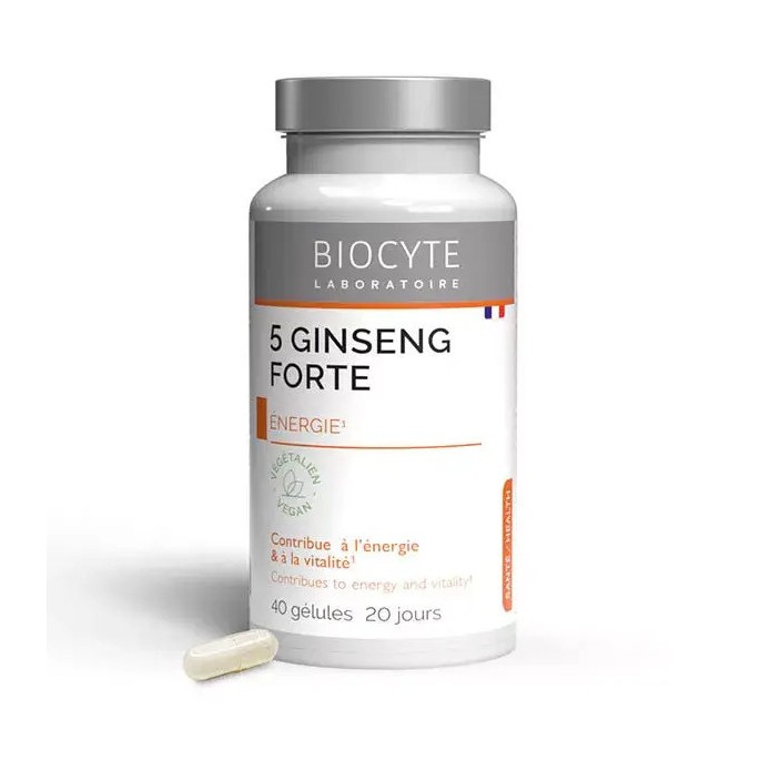 Biocyte Longevity 5 Ginseng Forte 40 gélules