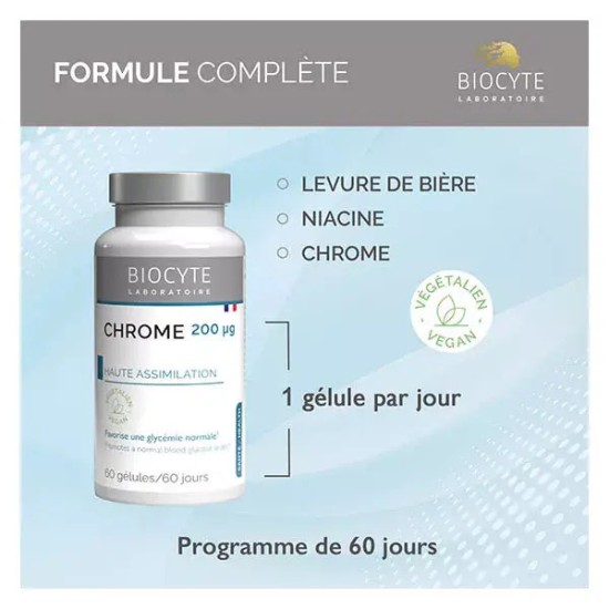 Biocyte Longevity Cr Chrome 200 µg