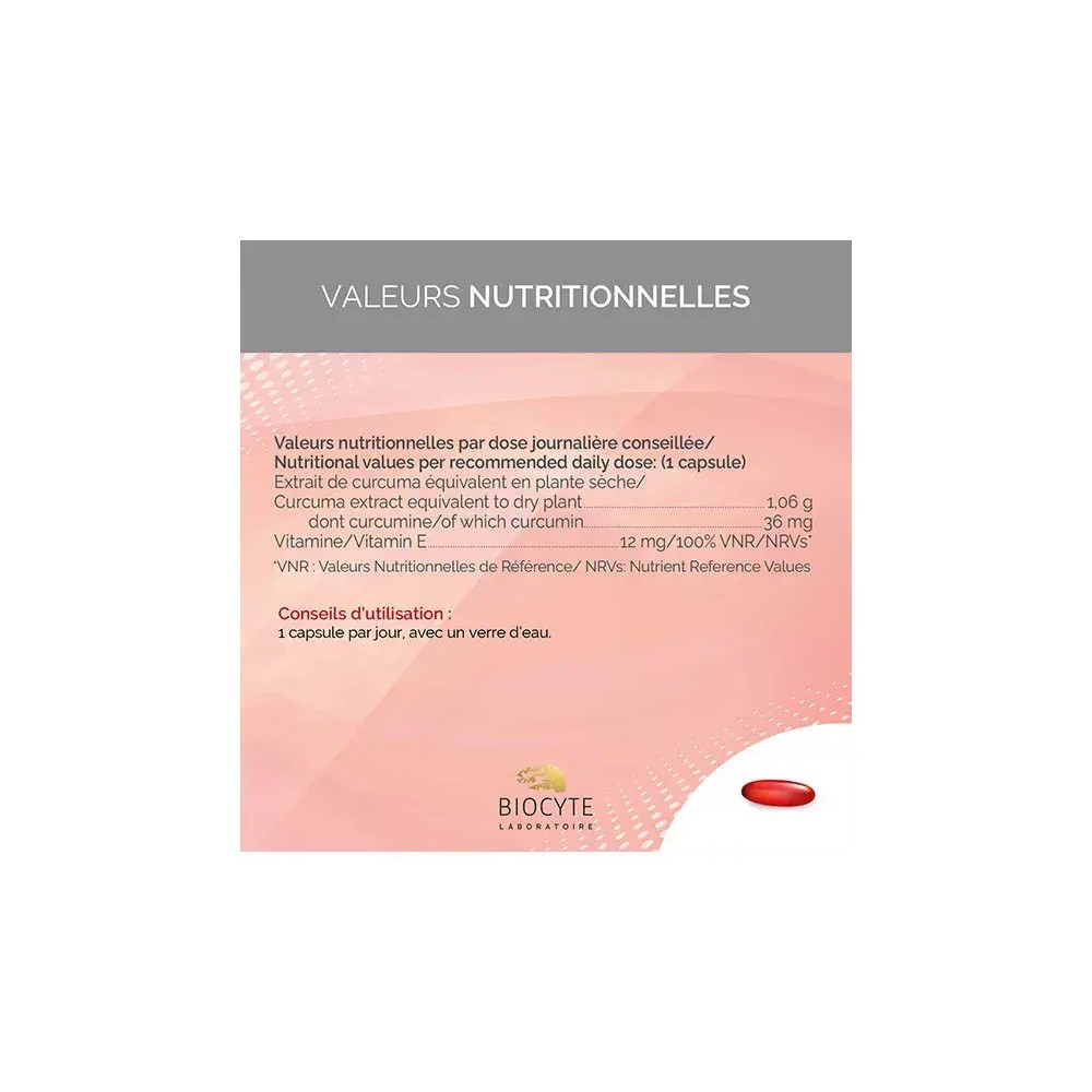 Biocyte Longevity Curcumin 30 capsules