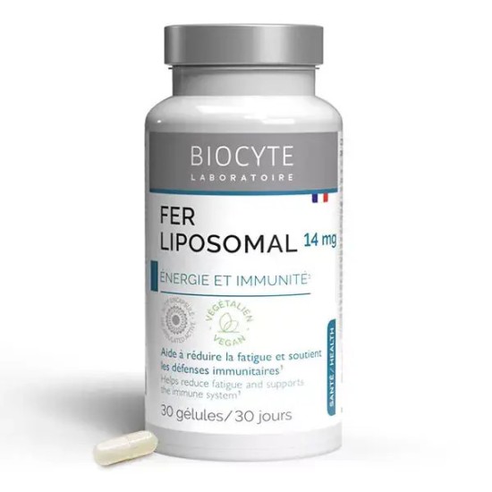 Biocyte Longevity Fer Liposomal 30 gélules