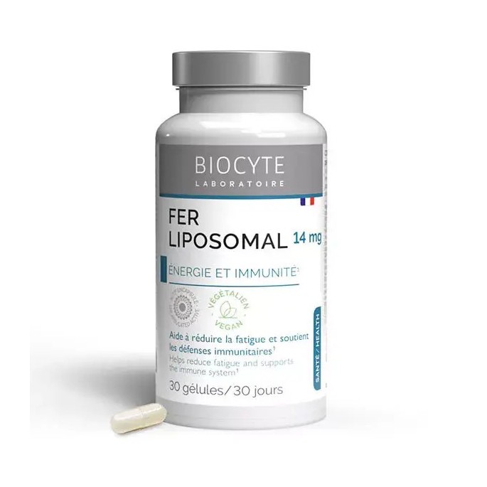 Biocyte Longevity Fer Liposomal 30 gélules