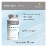 Biocyte Longevity Fer Liposomal 30 gélules
