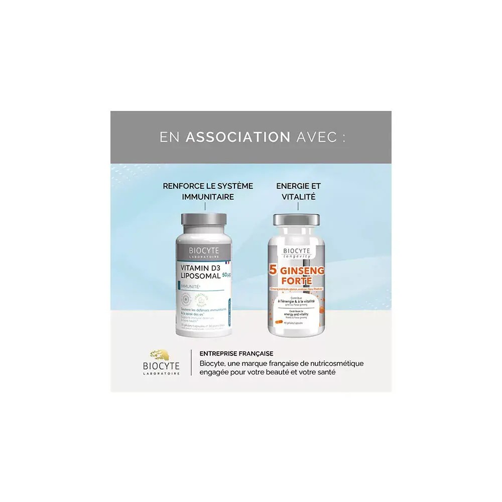 Biocyte Longevity Fer Liposomal 30 gélules