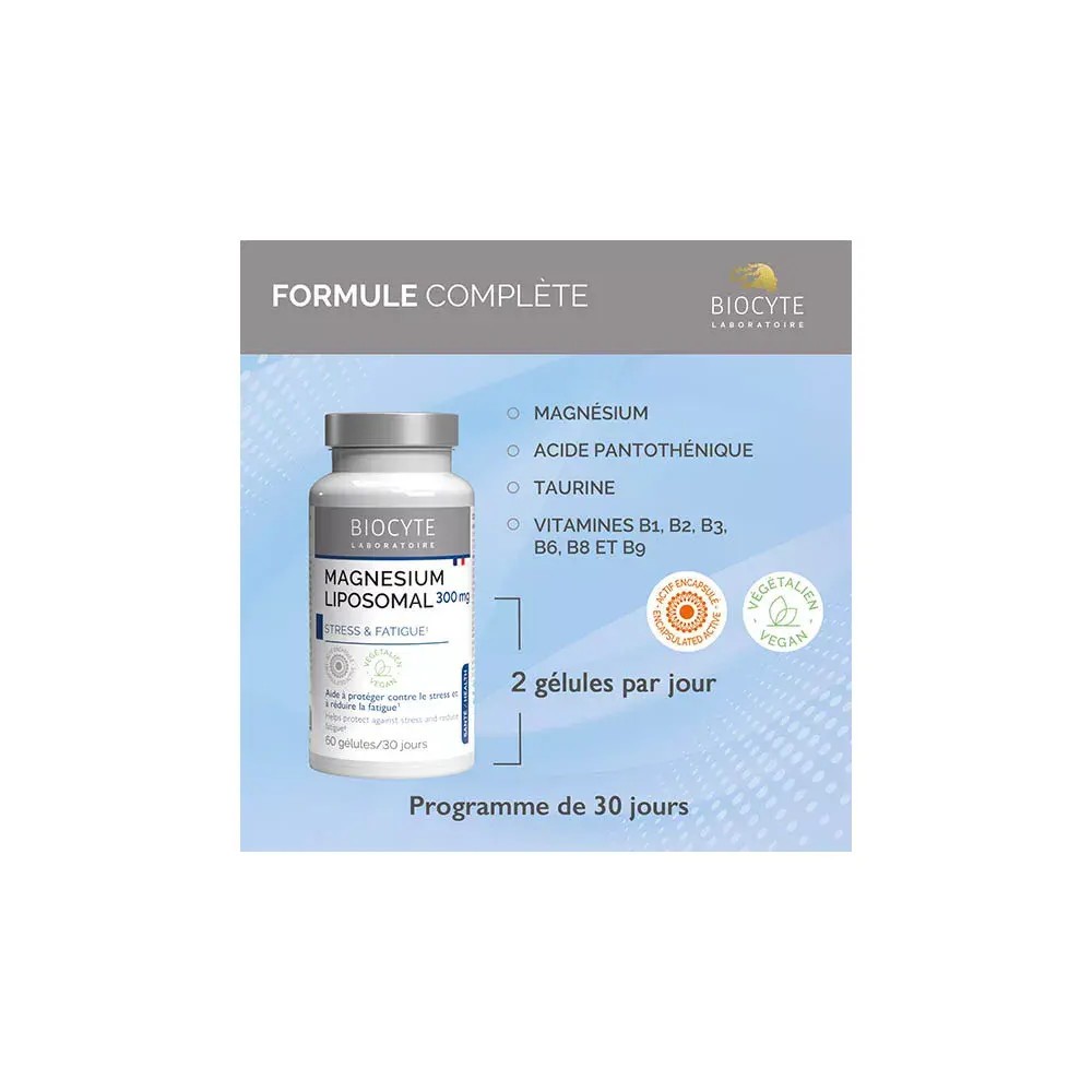Biocyte Longevity Magnesium Liposomal 60 Gélules