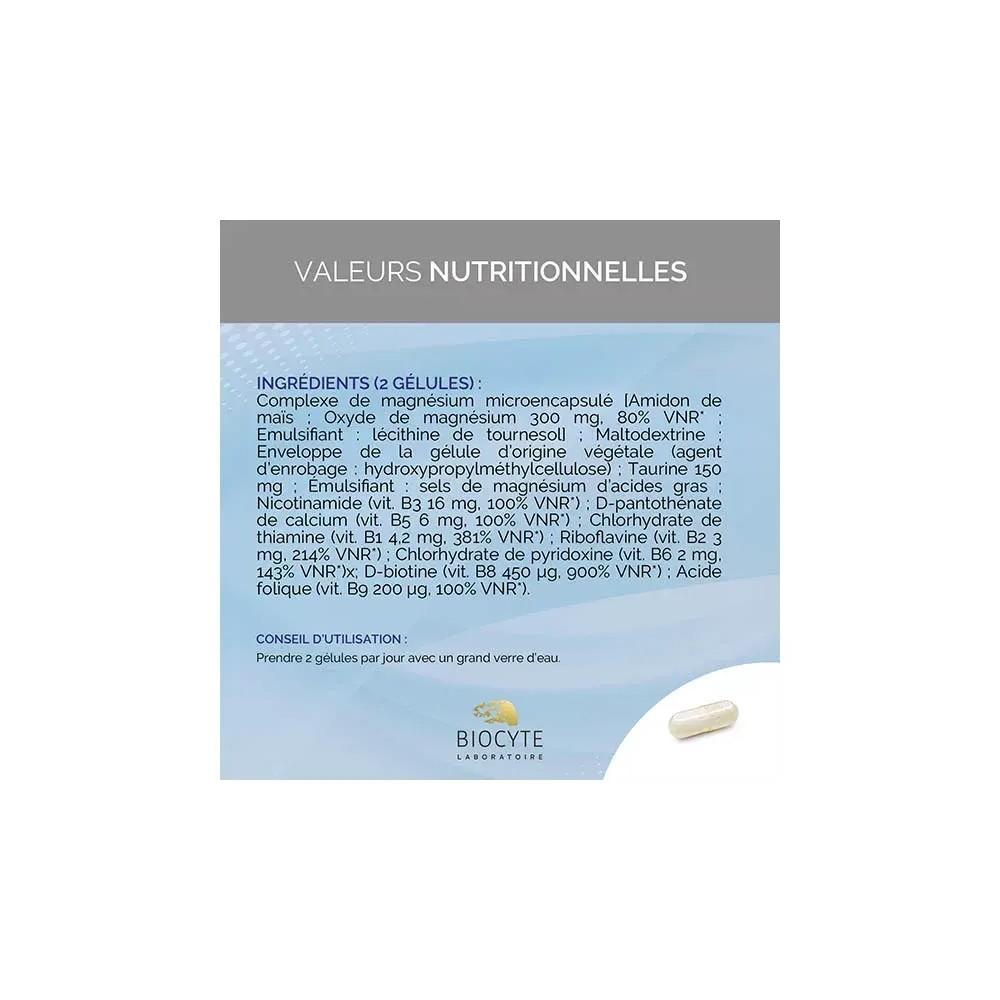 Biocyte Longevity Magnesium Liposomal 60 Gélules
