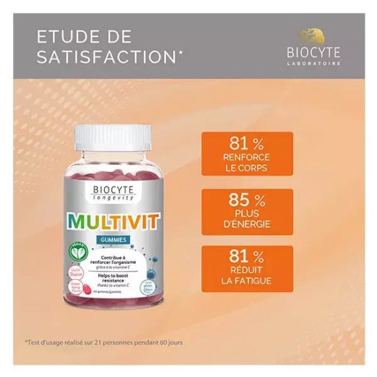 Biocyte longevity multivit gummies 60
