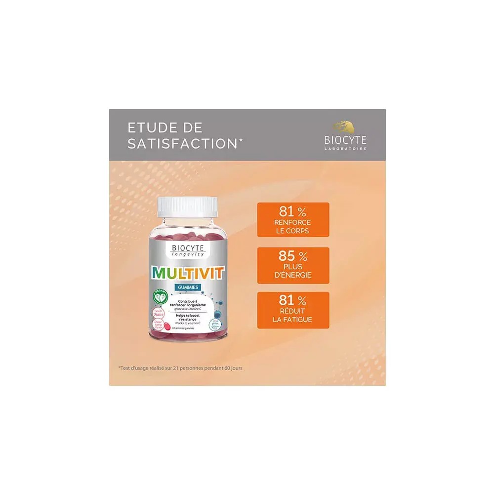 Biocyte longevity multivit gummies 60