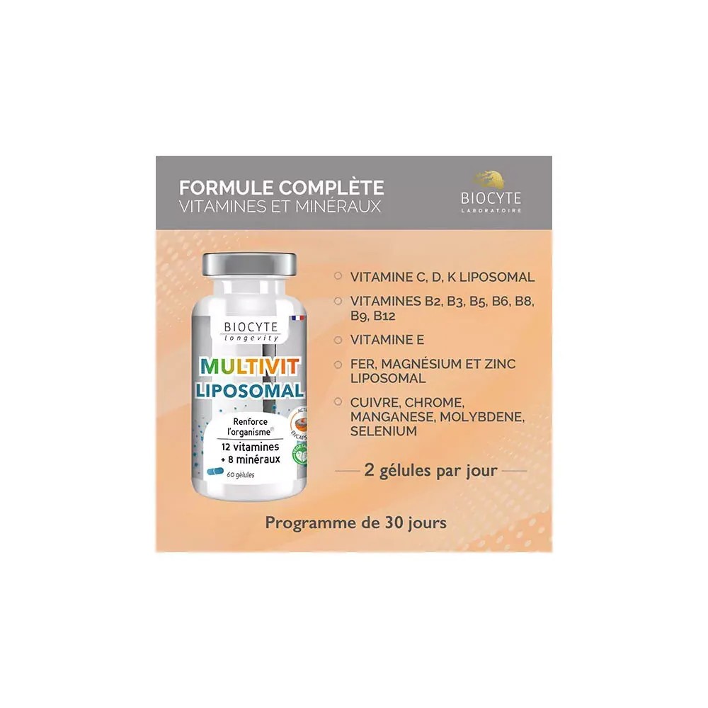 Biocyte Longevity Multivitamine Liposomal