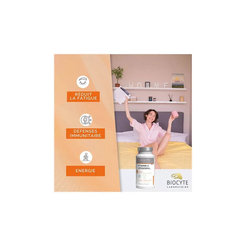 Biocyte Longevity Vitamine C Liposomée 30 gélules