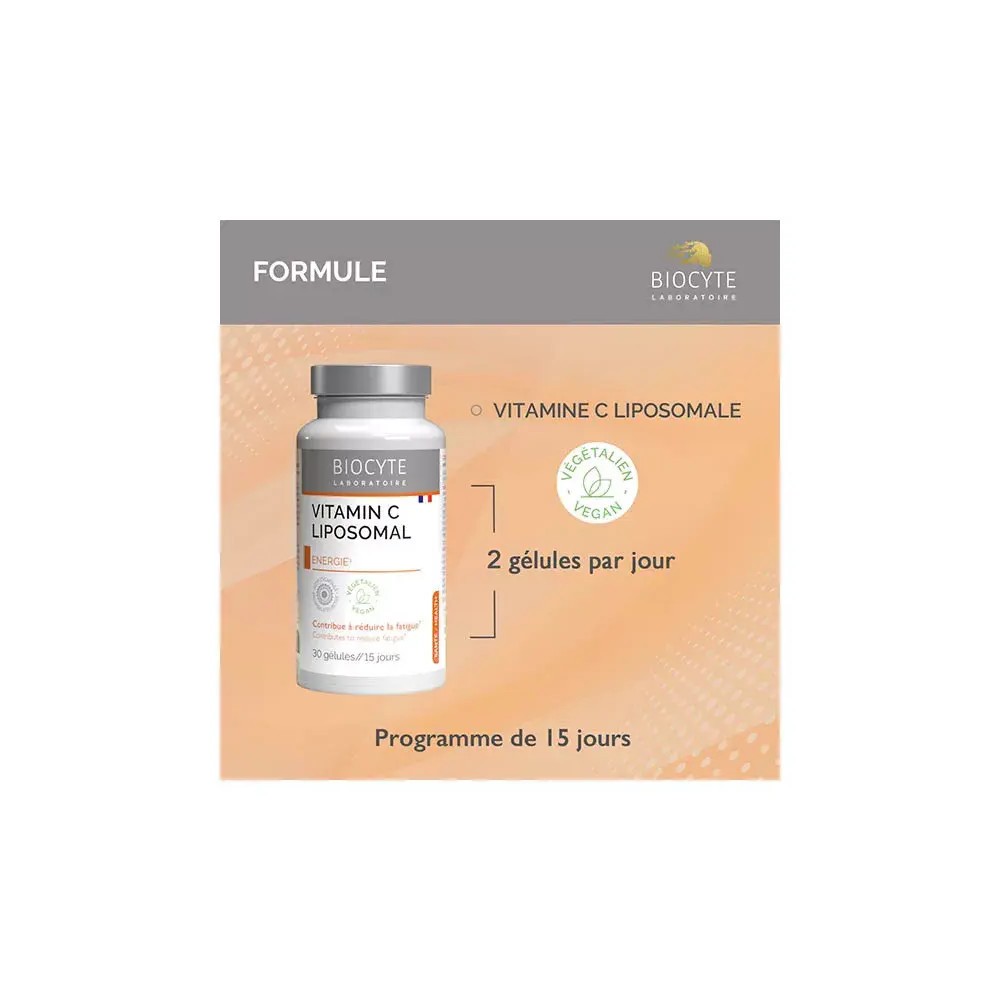 Biocyte Longevity Vitamine C Liposomée 90 gélules