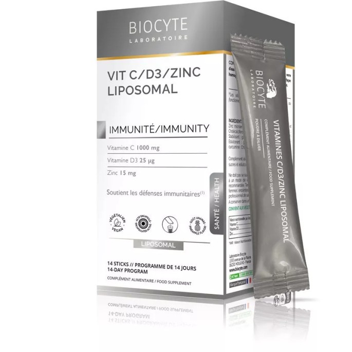 Biocyte Longevity vitamine C / D3 / Zinc
