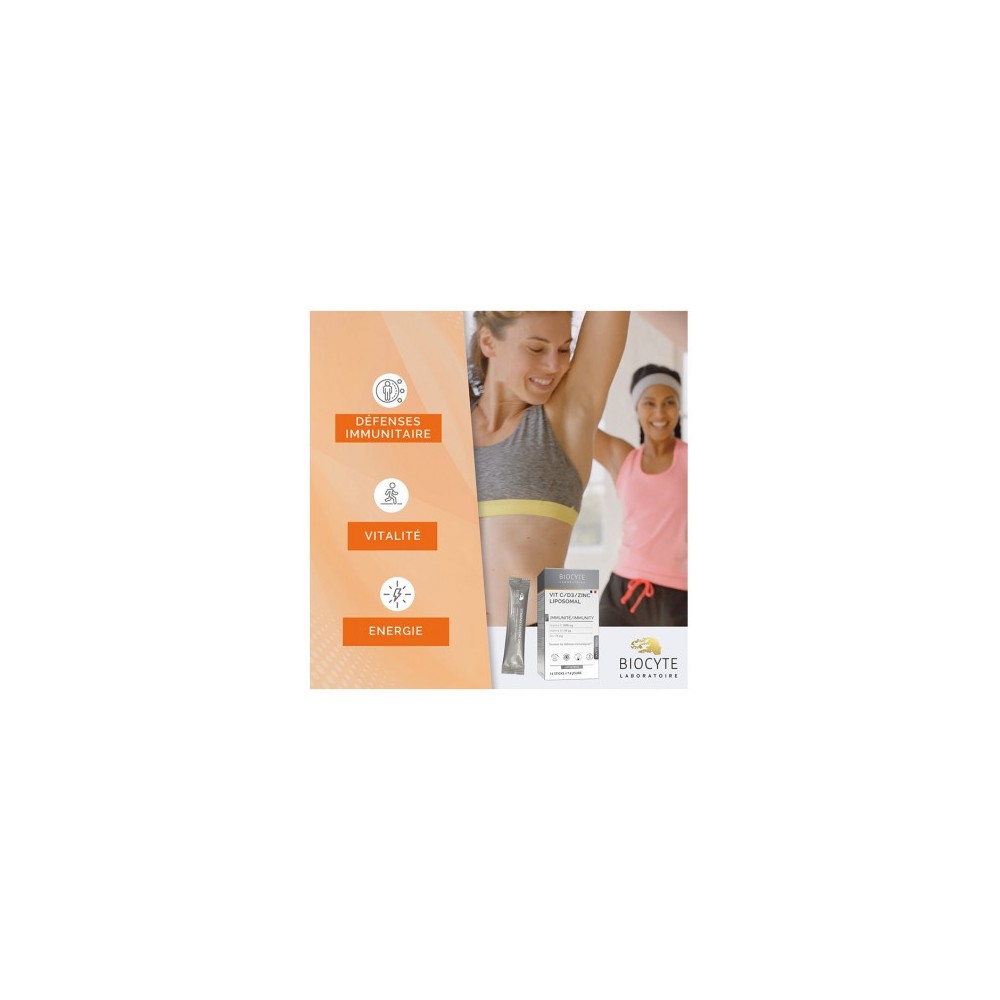 Biocyte Longevity vitamine C / D3 / Zinc