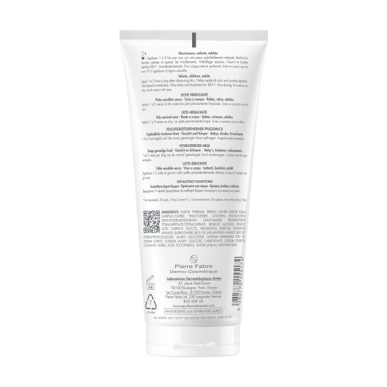 Avène XeraCalm Nutrition Lait 200 ml