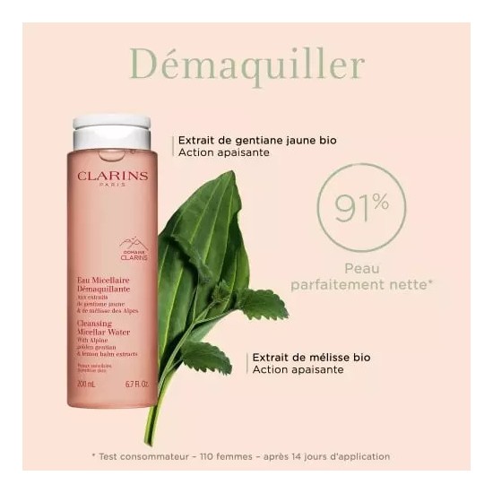 Clarins Eau micellaire démaquillante