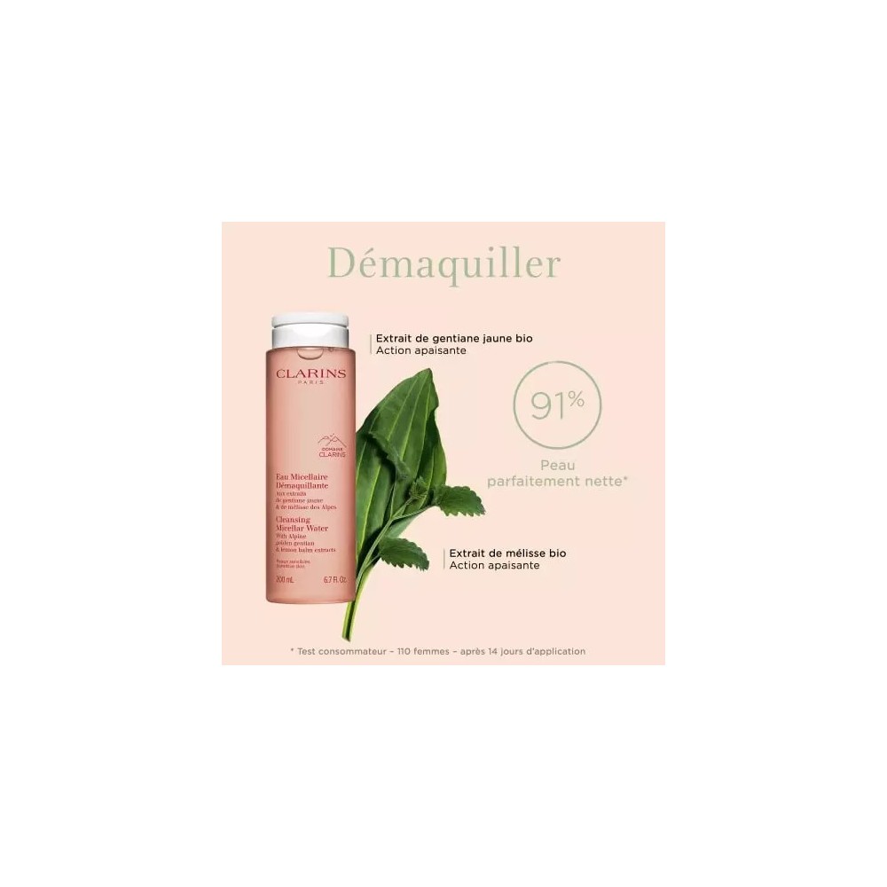 Clarins Eau micellaire démaquillante