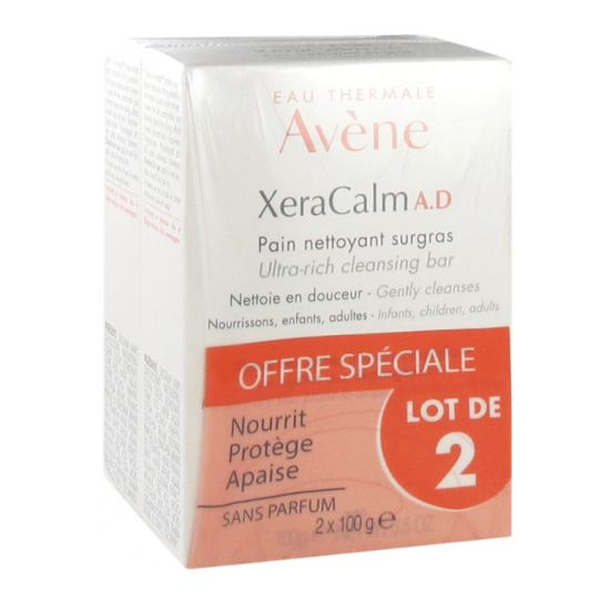 Avène XeraCalm Pain Nettoyant Duo 2 x 100 g