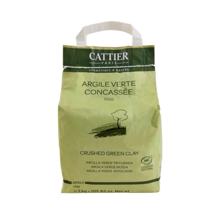 Cattier argile verte concassée 3 kg