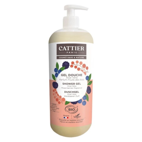 Cattier Gel Douche Fruits des Bois 1 L