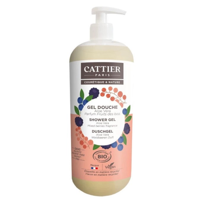 Cattier Gel Douche Fruits des Bois 1 L