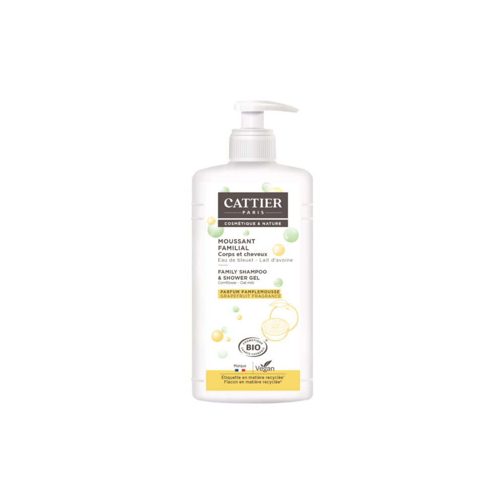 Cattier Gel Moussant Bio Familial 1L