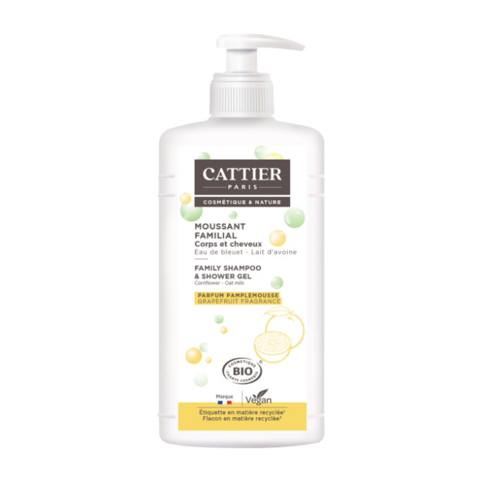 Cattier Gel Moussant Bio Familial 1L