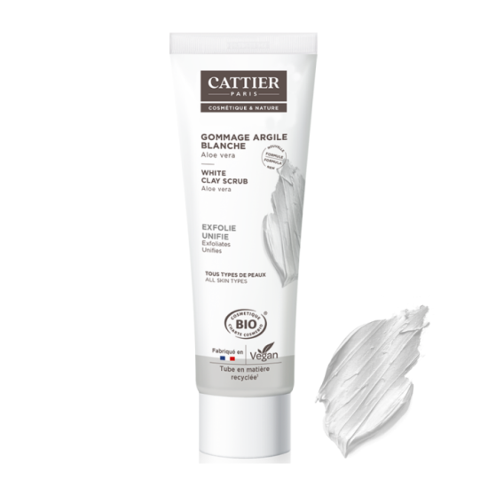 Cattier gommage argile blanche 100 ml