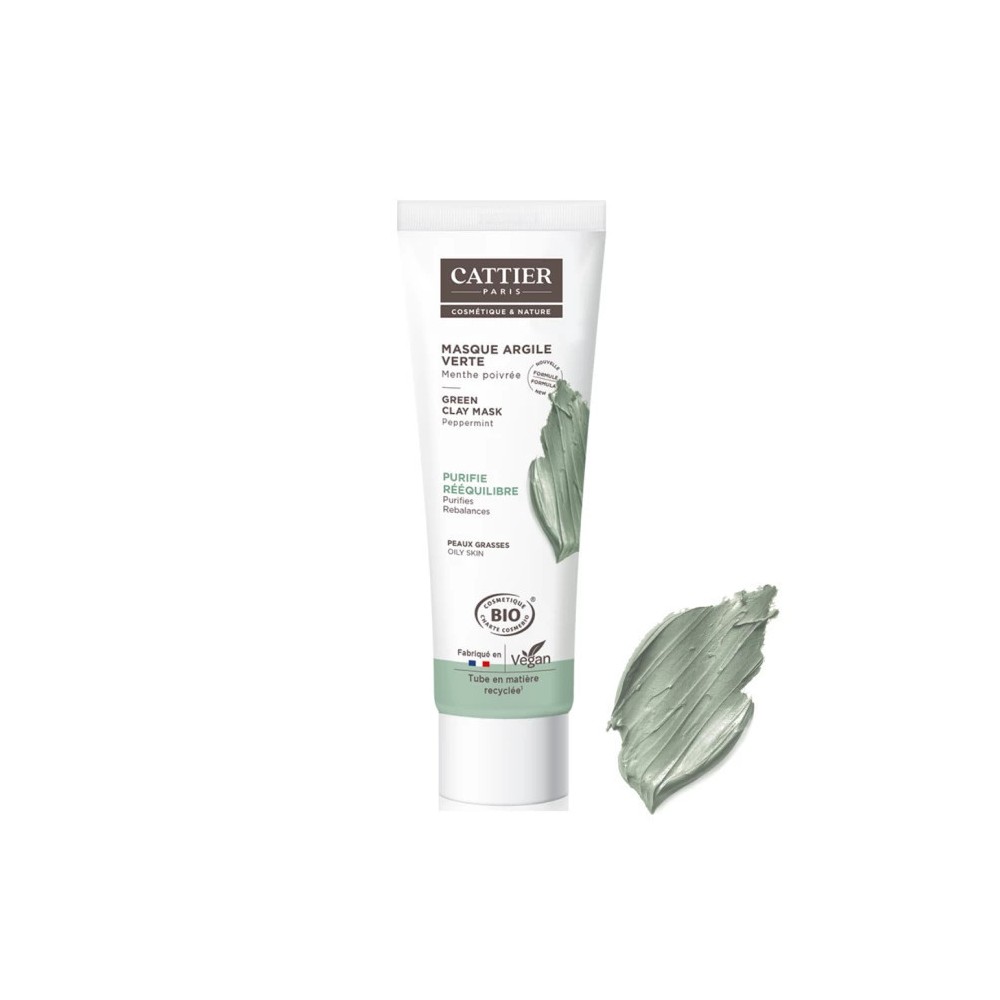 Cattier masque argile verte 100 ml