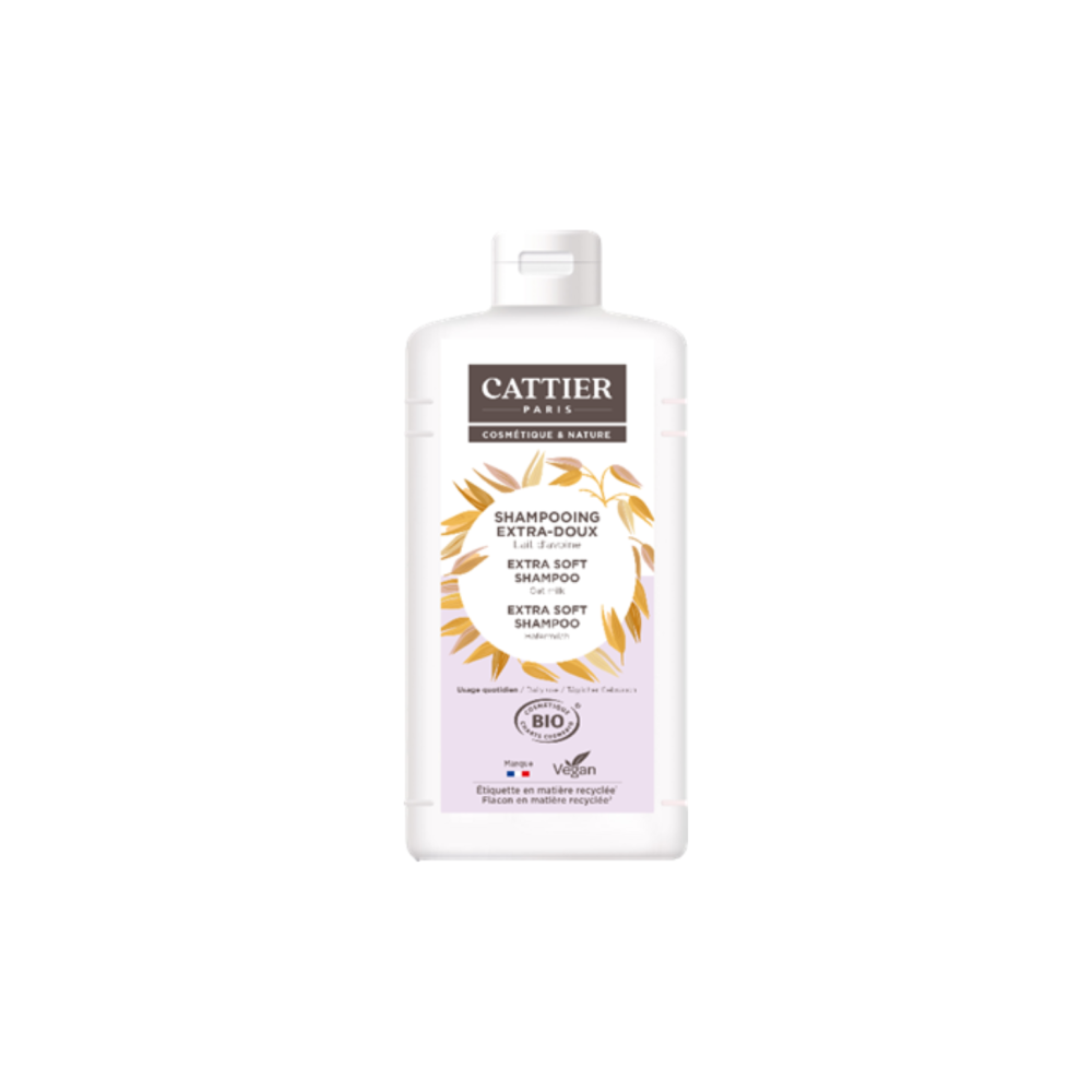 Cattier shampooing bio extra doux 1 litre