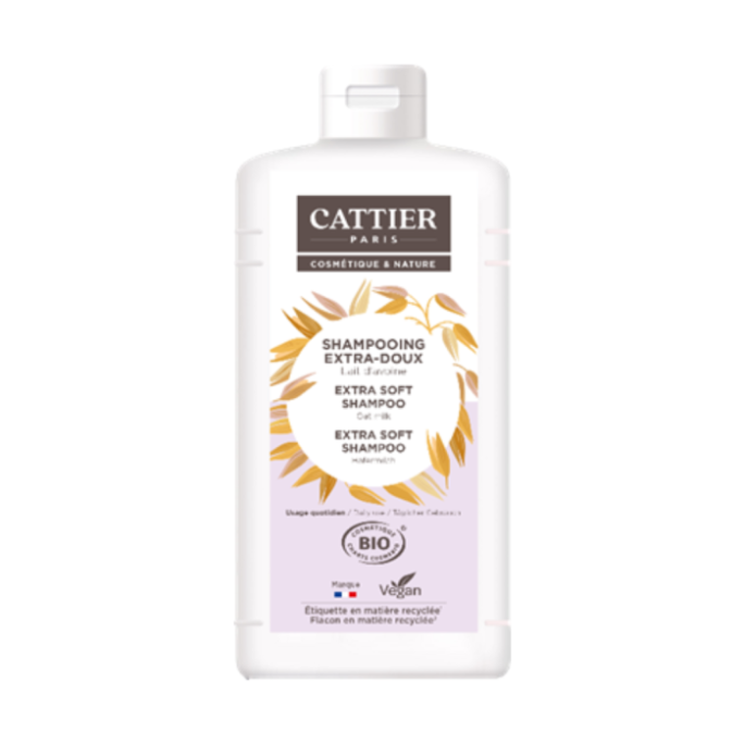 Cattier shampooing bio extra doux 1 litre