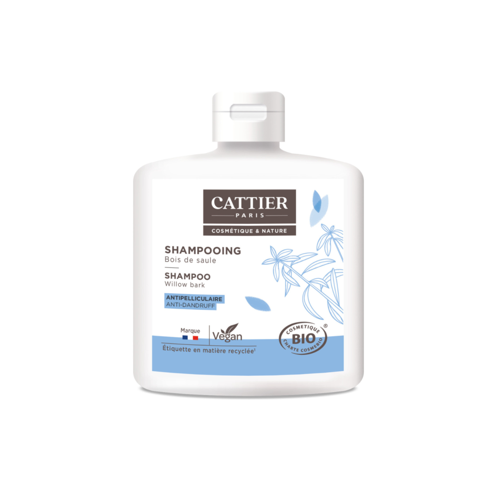 Cattier shampoing antipelliculaire bois de saule 250 ml