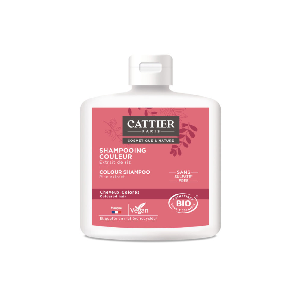 Cattier shampoing couleur sans sulfates 250 ml