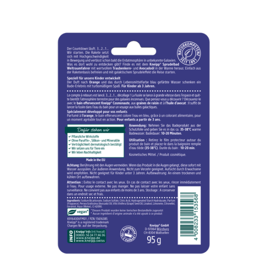 Kneipp Bain Effervescent Junior Orange 85 g