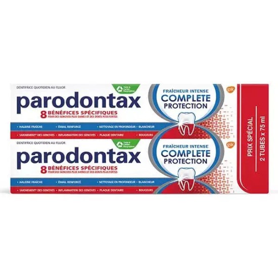 Parodontax dentifrice Complete Protection 2 x 75 ml